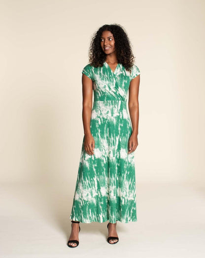 Mirri Wrap Dress Womens Paper Pattern - Wardrobe by Me - Simplifi Fabric