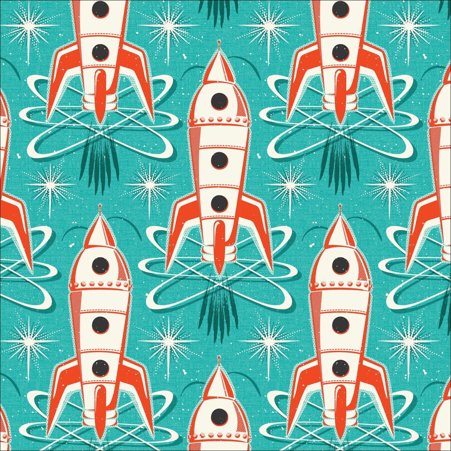 Mission Control - Blast Off - Hang Tight Studio - Cloud 9 Fabrics - Poplin - Simplifi Fabric