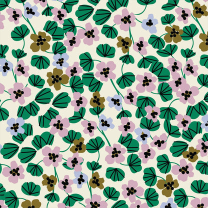 Nasturtium - Hidden Thicket - Leah Duncan - Cloud 9 Fabrics - Poplin - Simplifi Fabric