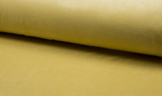 Nicky Velour - European Import - Oeko - Tex® - Dusty Yellow - Simplifi Fabric