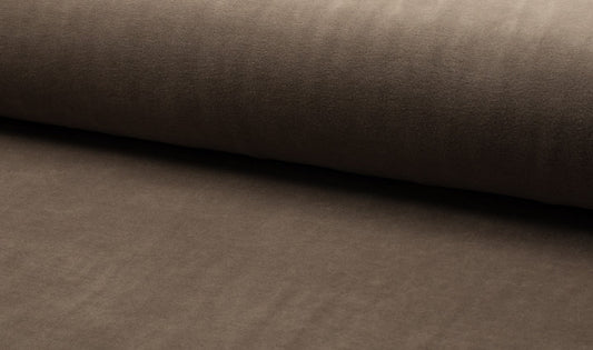 Nicky Velour - European Import - Oeko - Tex® - Mud - Simplifi Fabric