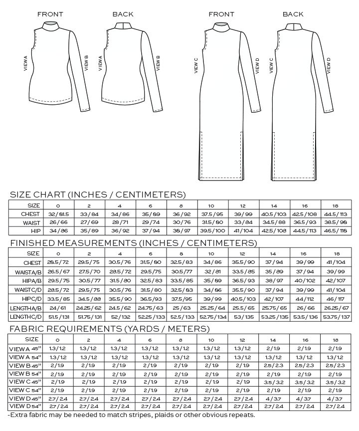 Nikko Top & Dress Sewing Pattern - True Bias - Simplifi Fabric