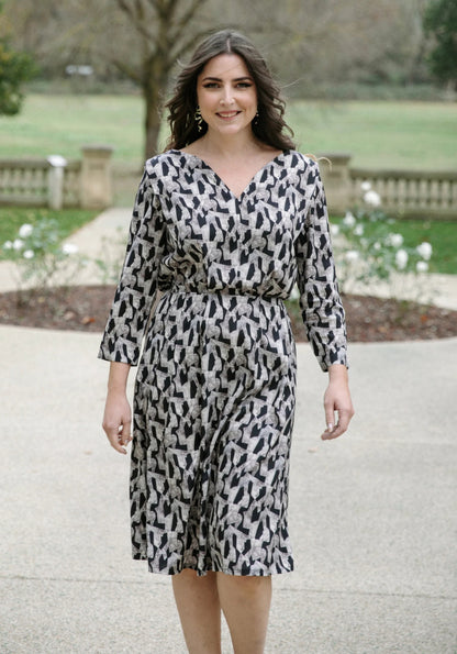 Notte Dress Paper Sewing Pattern - Maison Fauve - Simplifi Fabric
