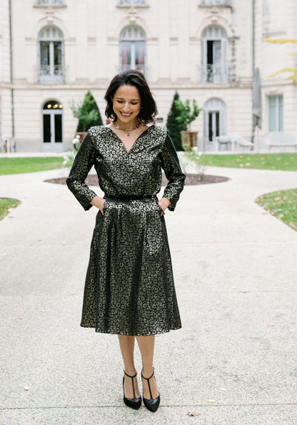 Notte Dress Paper Sewing Pattern - Maison Fauve - Simplifi Fabric