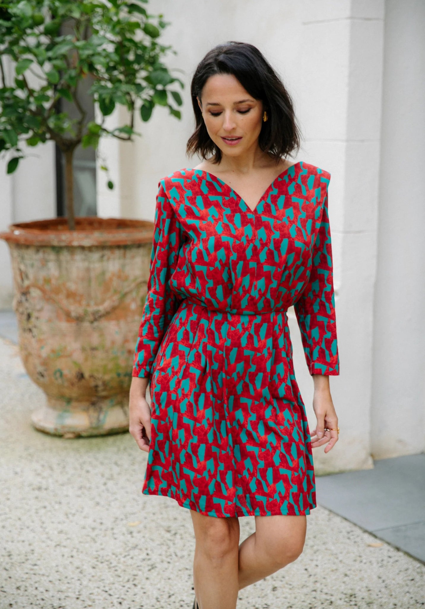 Notte Dress Paper Sewing Pattern - Maison Fauve - Simplifi Fabric