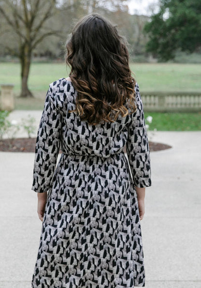 Notte Dress Paper Sewing Pattern - Maison Fauve - Simplifi Fabric