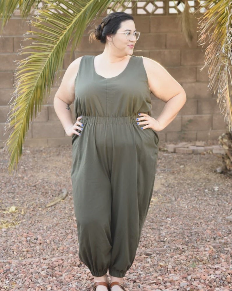 Nova Jumpsuit Sewing Pattern - True Bias - Simplifi Fabric