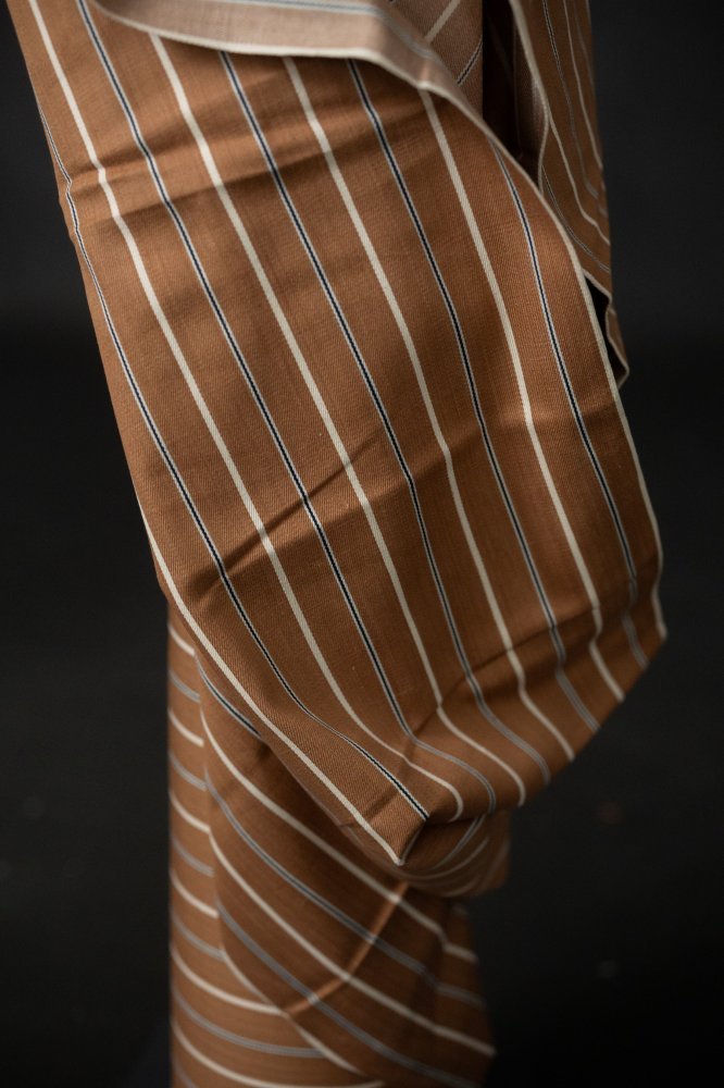 Nutmeg Stripe 8oz Handloom Indian Cotton Denim - Merchant & Mills - Simplifi Fabric