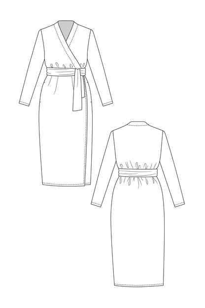 Olivia Wrap Dress - Named Clothing - Sewing Pattern - Simplifi Fabric