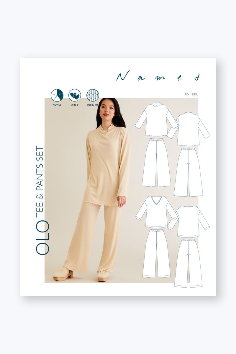 Olo Tee + Pant Set - Named Clothing - Sewing Pattern - Simplifi Fabric