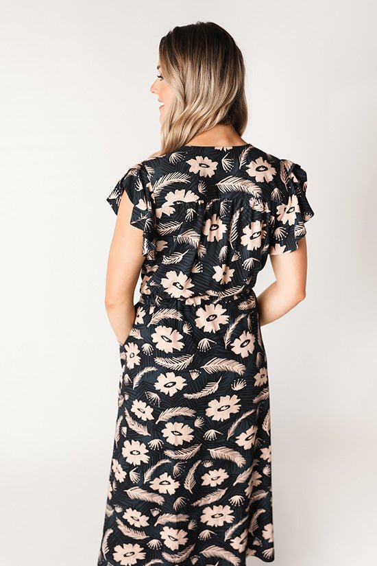 Orchid Midi Dress Pattern - Chalk + Notch - Simplifi Fabric