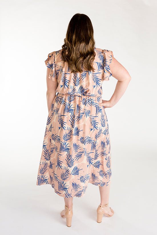 Orchid Midi Dress Pattern - Chalk + Notch - Simplifi Fabric