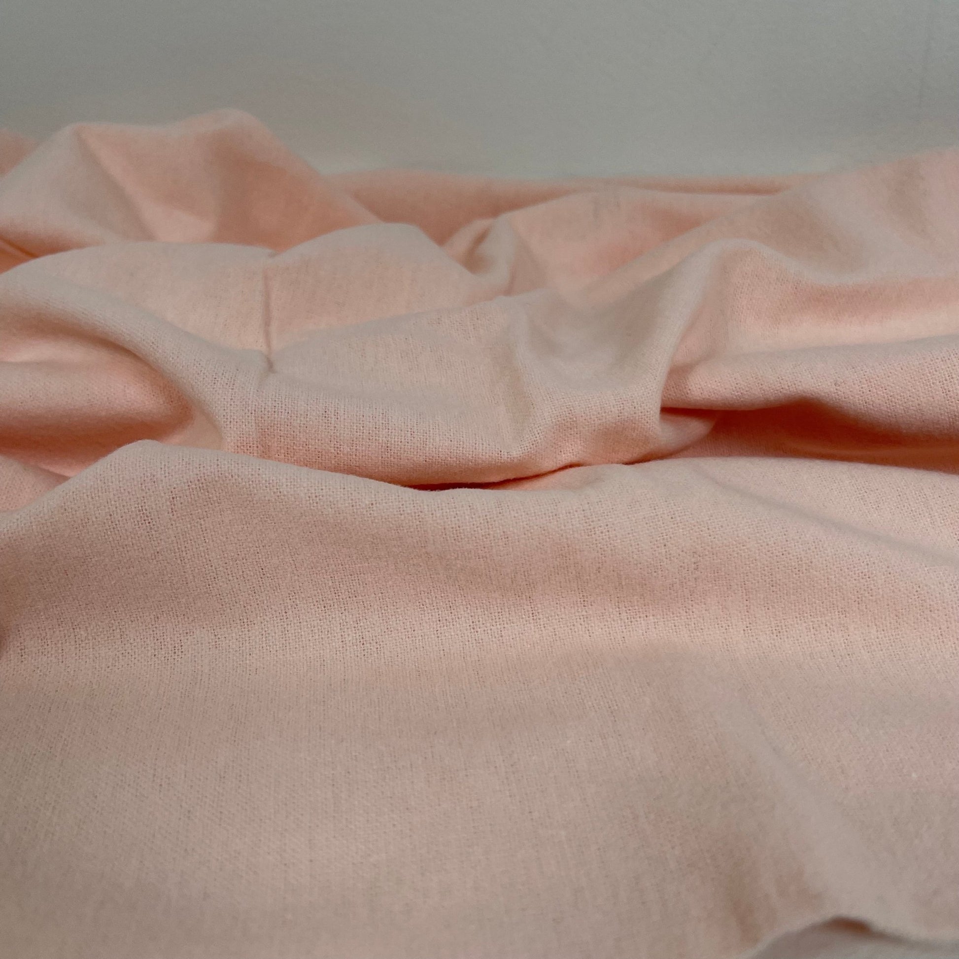 Organic Cotton Flannel 155gsm - Blush Pink - Simplifi Fabric