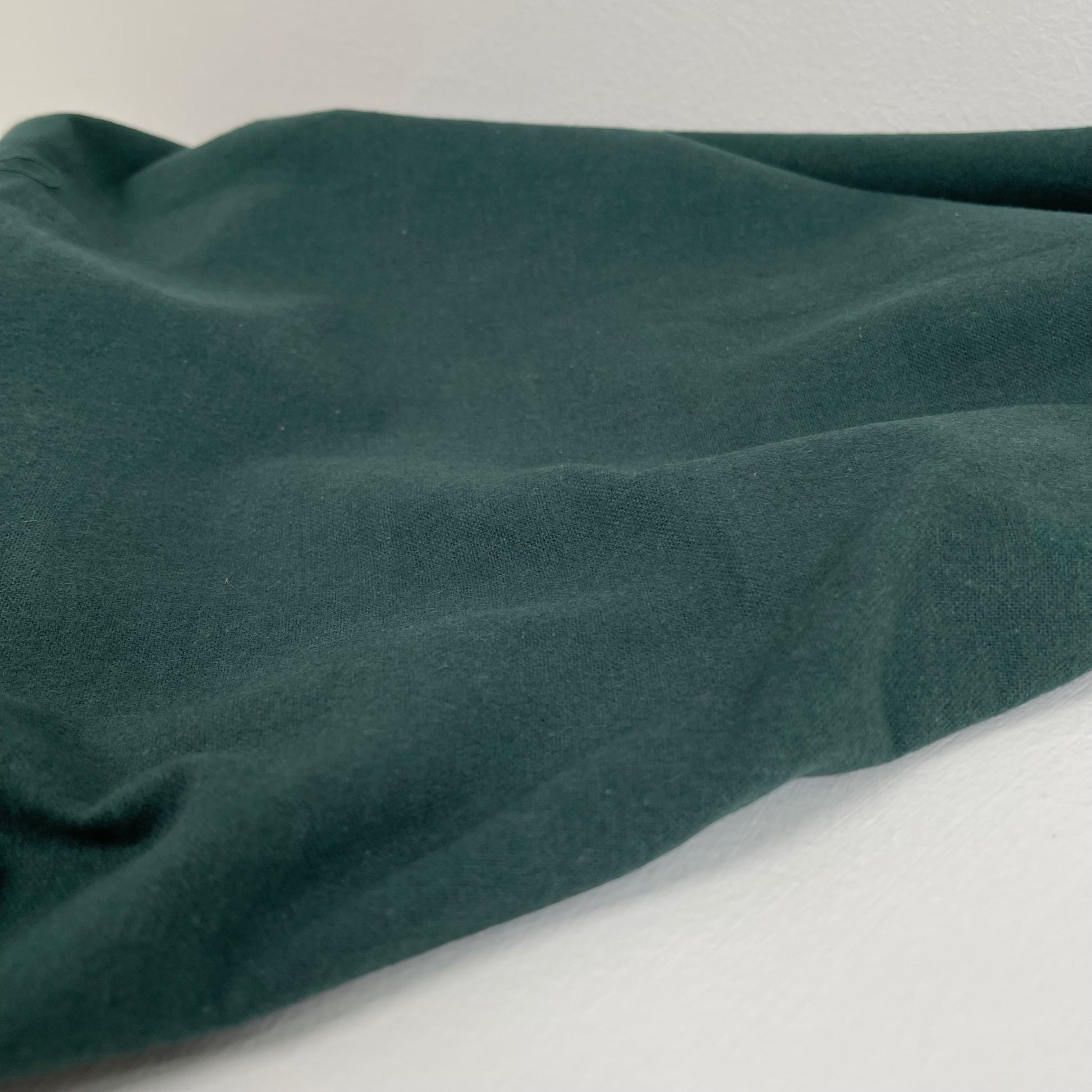 Organic Cotton Flannel 155gsm - Teal - Simplifi Fabric