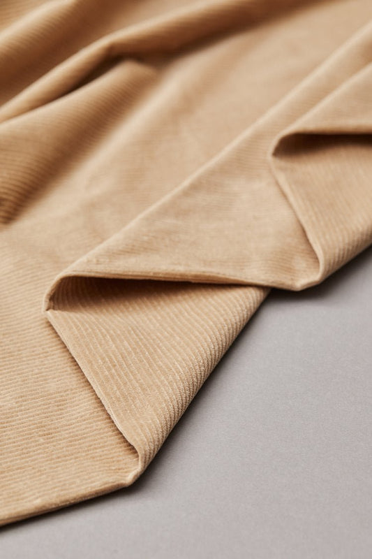 Organic Cotton Kora Corduroy - OEKO - TEX® / GOTS - Mind The Maker - Dune - Simplifi Fabric