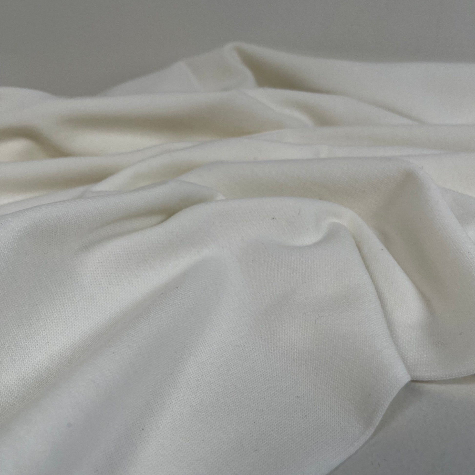 Organic Cotton Spandex Ribbing 280 gsm Wide - Natural - Simplifi Fabric