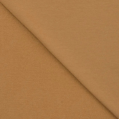 Organic Cotton Stretch French Terry - European Import - Oeko - Tex® - Caramel - Simplifi Fabric