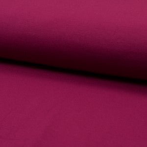 Organic Cotton Stretch French Terry - European Import - Oeko - Tex® - Raspberry - Simplifi Fabric