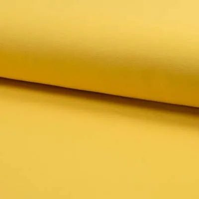 Organic Cotton Stretch French Terry - European Import - Oeko - Tex® - Yellow - Simplifi Fabric