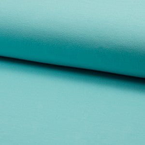 Organic Cotton Stretch Jersey - European Import - Oeko - Tex® - Aqua - Simplifi Fabric