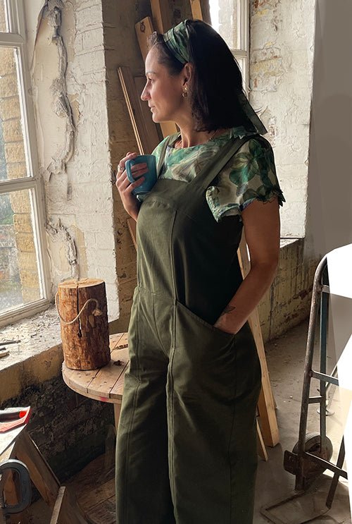 Osborn Dungarees - Paper Sewing Pattern - Sew Different - Simplifi Fabric