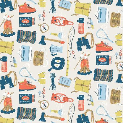 Outdoor Essentials - Camp Canine - Krissy Mast - Cloud 9 Fabrics - Poplin - Simplifi Fabric