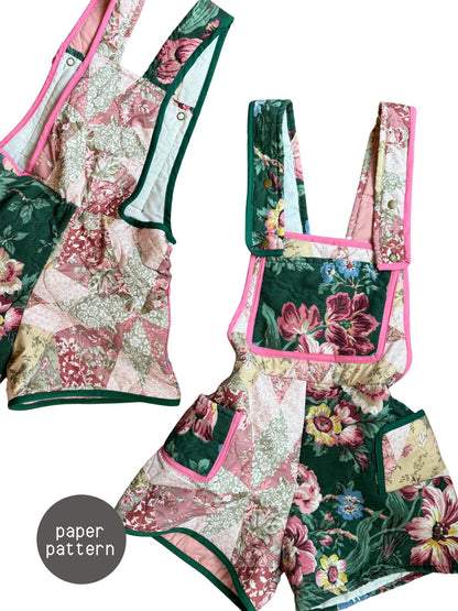 Overalls (Extension) - Paper Pattern - Hot Girl Quilting - Simplifi Fabric