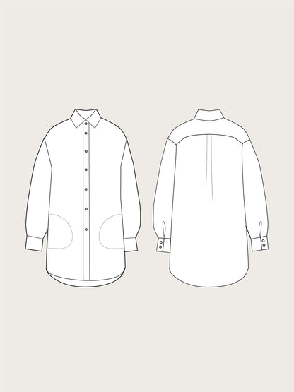 Oversized Shirt Pattern - The Assembly Line - Simplifi Fabric