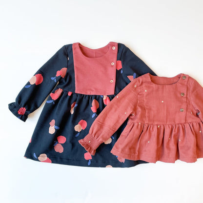 Palerme Blouse or Dress Sewing Pattern - Baby 6M/4Y - Ikatee - Simplifi Fabric