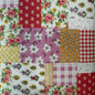 Patchwork Cotton-Linen Canvas - Japanese Import - Pink Tones