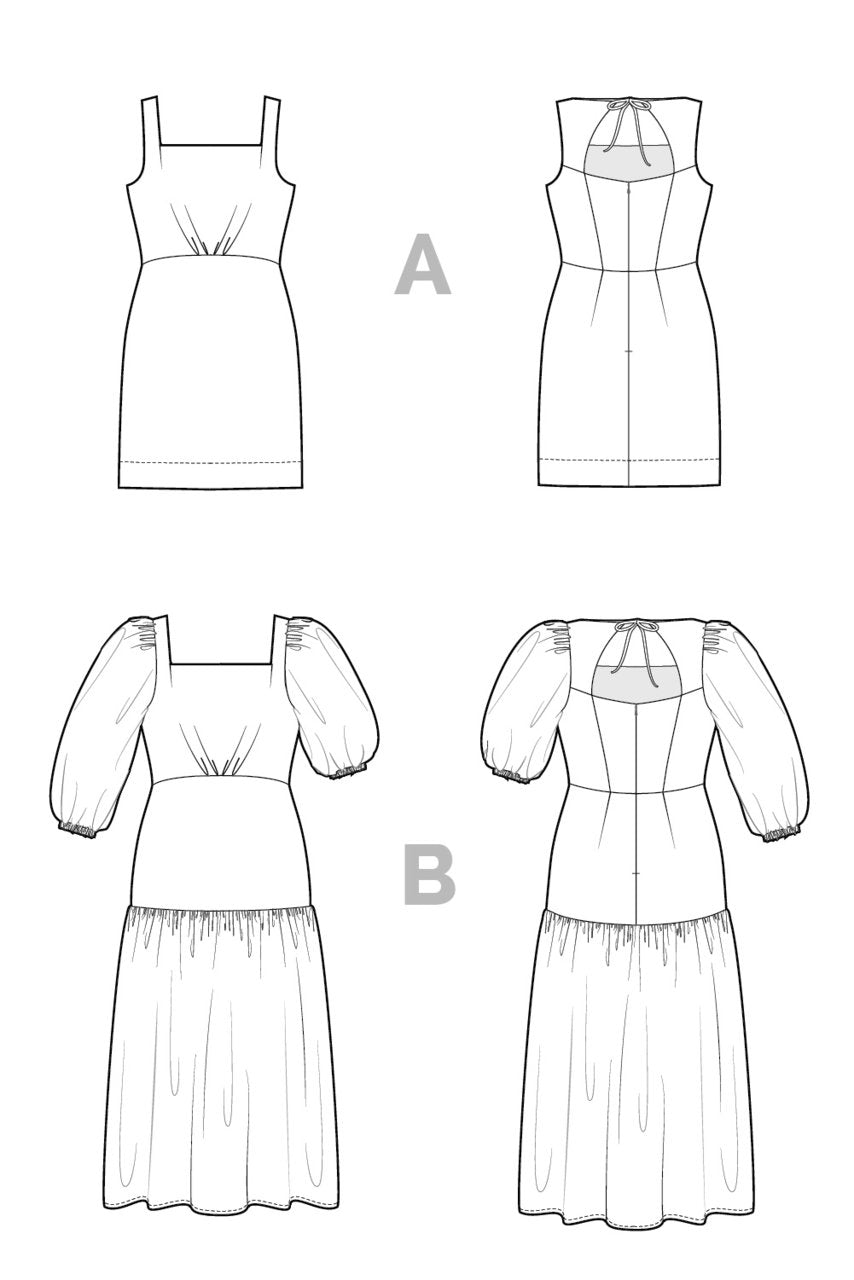 Pauline Dress Pattern - Closet Core Patterns - Simplifi Fabric