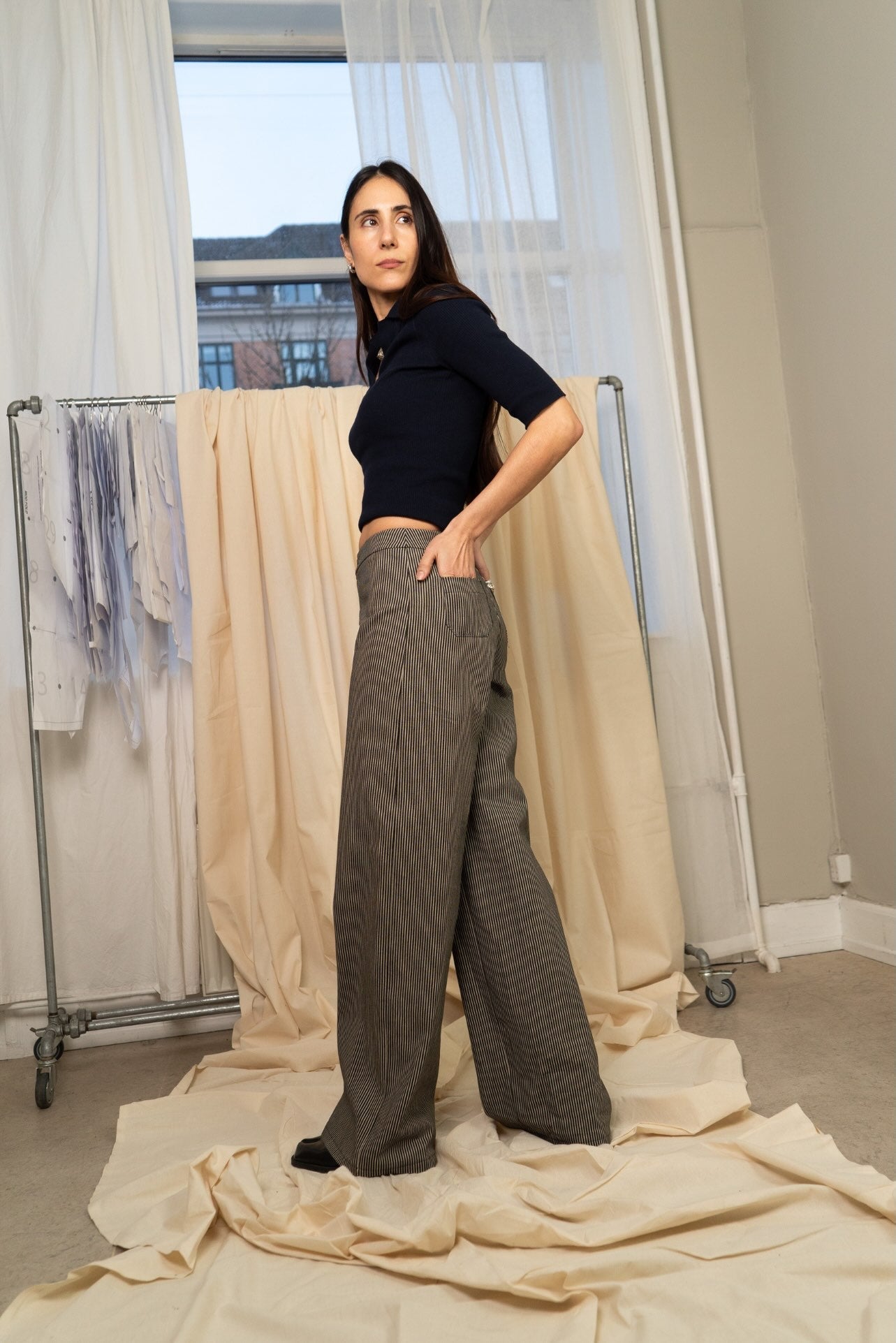 Peachy Pants - Paper Sewing Pattern - Puff And Pencil - Simplifi Fabric