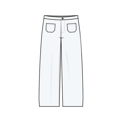Peachy Pants - Paper Sewing Pattern - Puff And Pencil - Simplifi Fabric