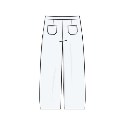 Peachy Pants - Paper Sewing Pattern - Puff And Pencil - Simplifi Fabric