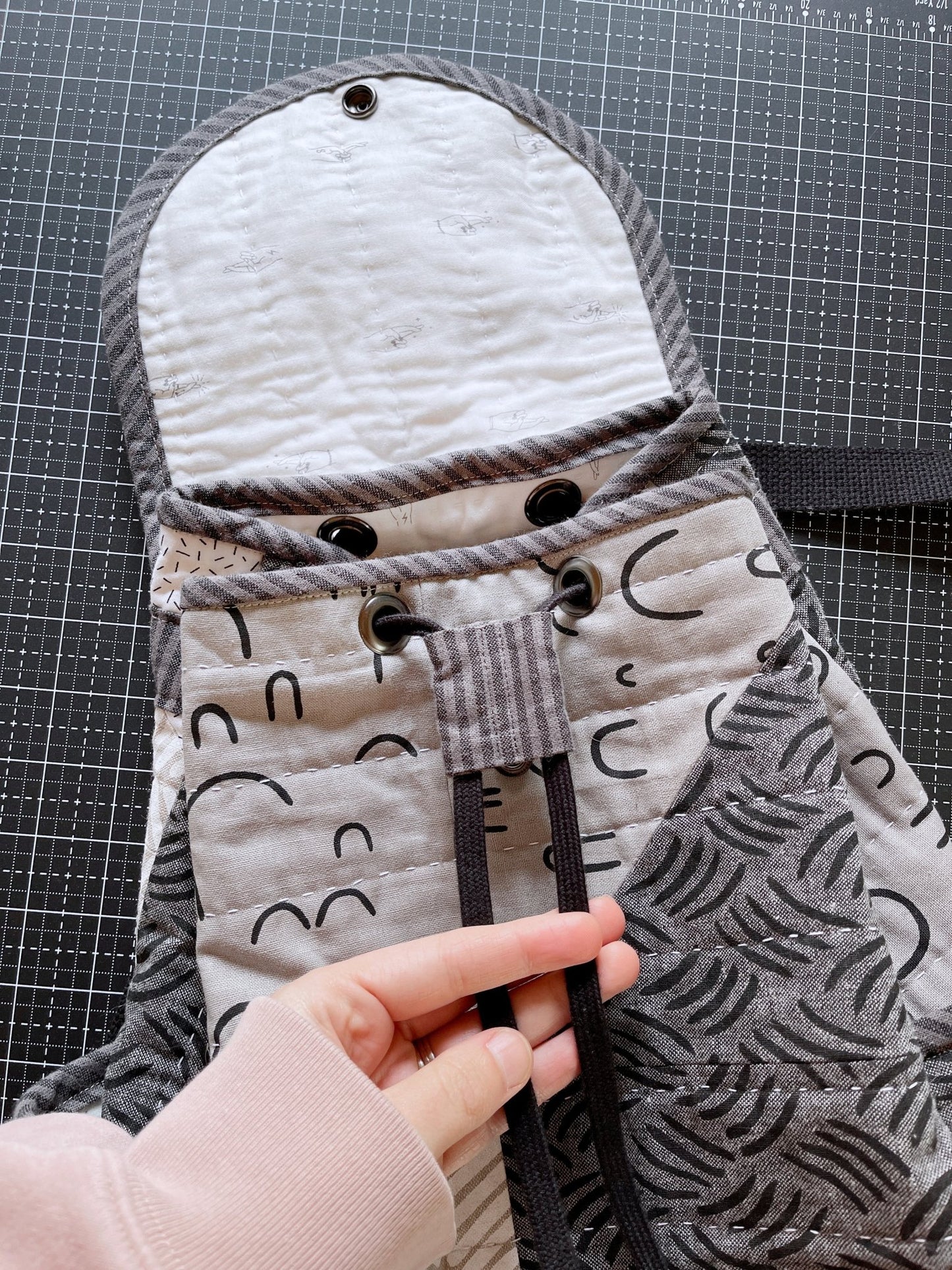 Pembina Backpack Paper Pattern - The Blanket Statement Quilt Co. - Simplifi Fabric