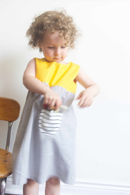 Pencil Dress & Iron on Decals Childrens Sewing Pattern - Fiona Hanna - Simplifi Fabric