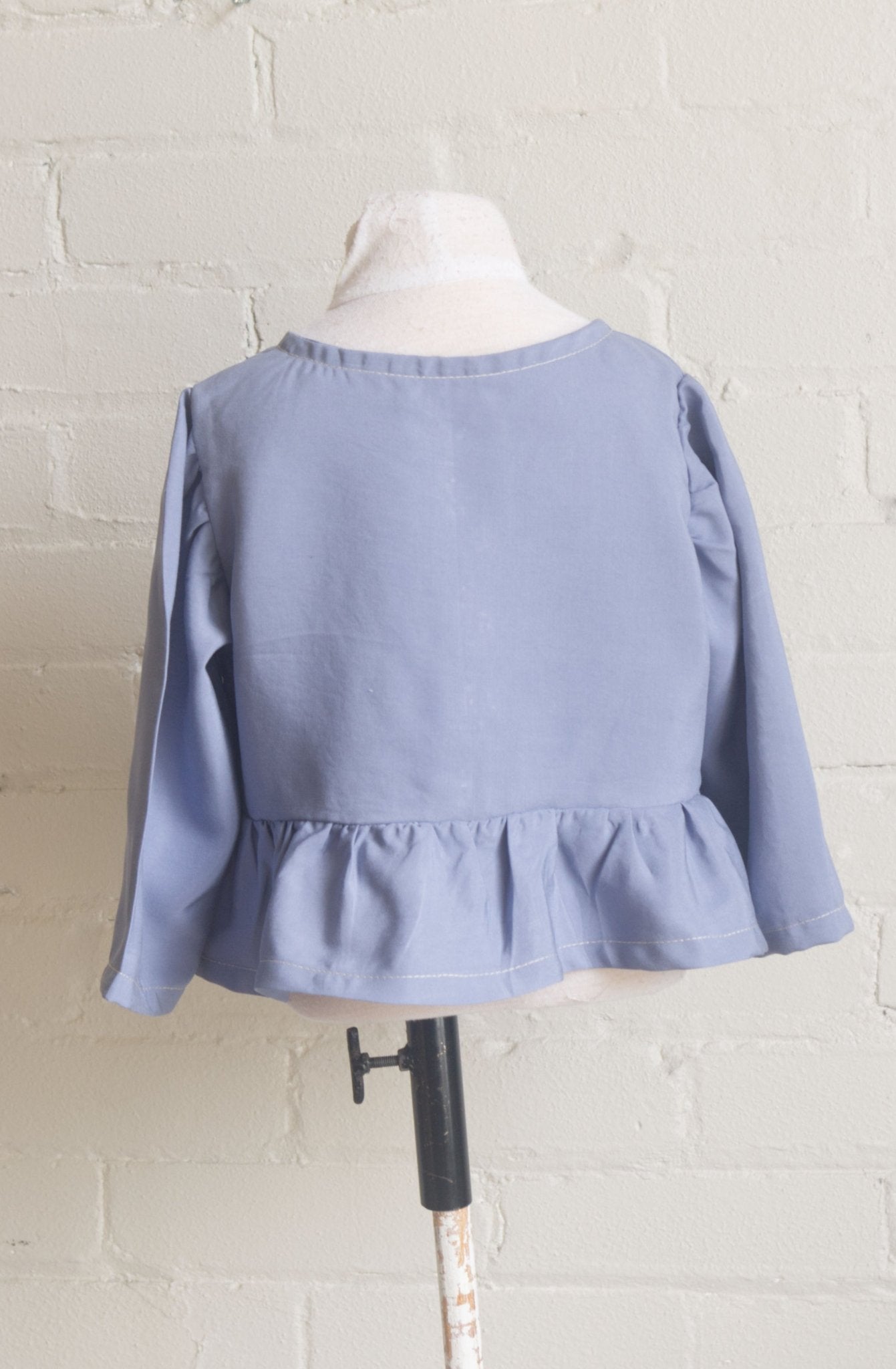 Peplum Shirt Childrens Sewing Pattern - Fiona Hanna - Simplifi Fabric