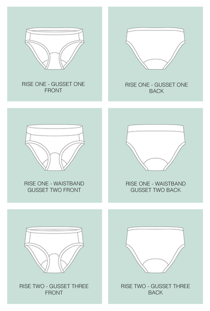 Perfect Period Panties - Paper Sewing Pattern - Sophie Hines - Simplifi Fabric