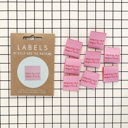 "PERFECTLY IMPERFECT" Woven Label Pack - Kylie And The Machine - Simplifi Fabric