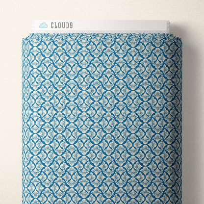 Petal Reverie - Blue - Summer Garden - House Of Haricot - Cloud 9 Fabrics - Poplin - Simplifi Fabric