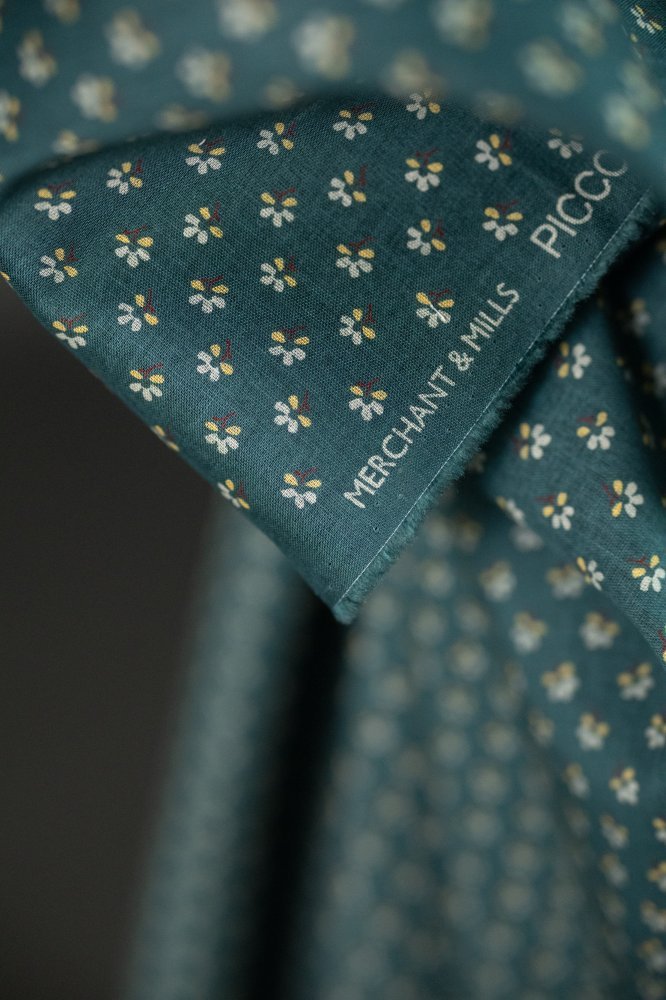 Piccolo - Teal - Japanese Cotton/Linen - Merchant & Mills - Simplifi Fabric