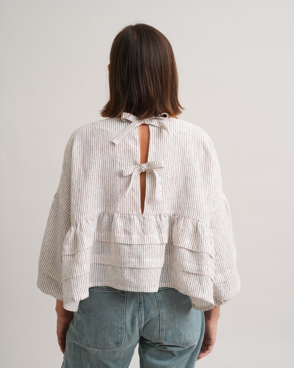 Pintuck Blouse PDF Pattern - Matchy Matchy Sewing Club - Simplifi Fabric