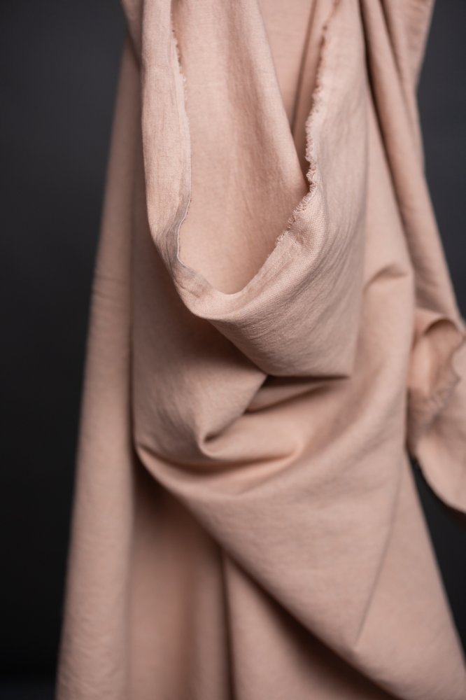 Portrait Pink European Laundered Linen / Organic Cotton - Oeko - Tex® / GOTS - Merchant & Mills - Simplifi Fabric