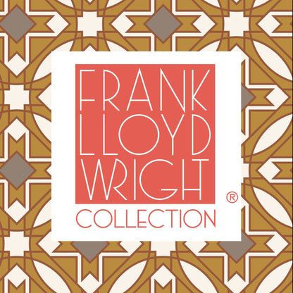 Prism 27978 - Green/Lilac - Wright Prisms - Frank Lloyd Wright - Cloud 9 Fabrics - Barkcloth - Simplifi Fabric