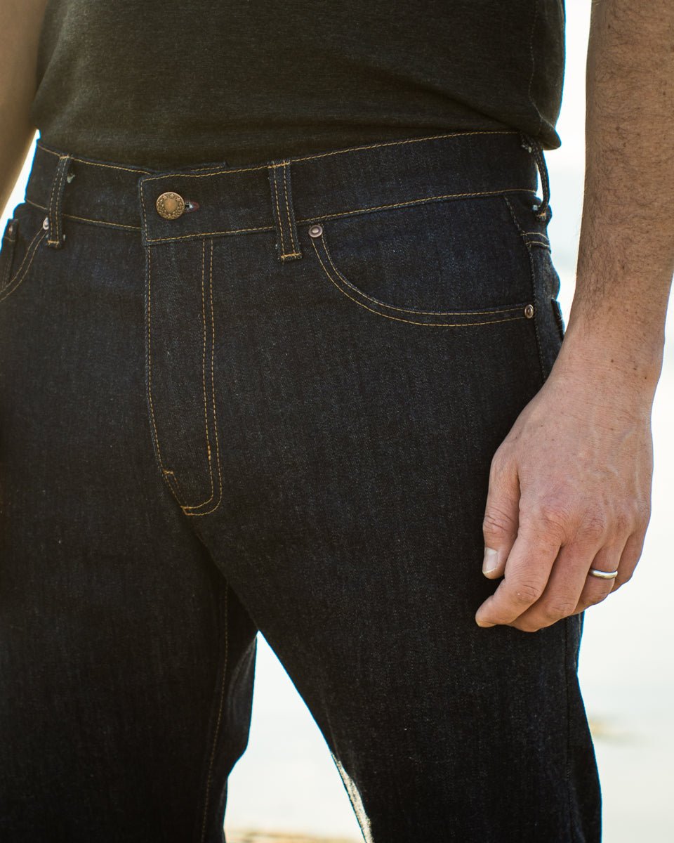 Quadra Jeans Mens PDF Sewing Pattern - Thread Theory - Simplifi Fabric