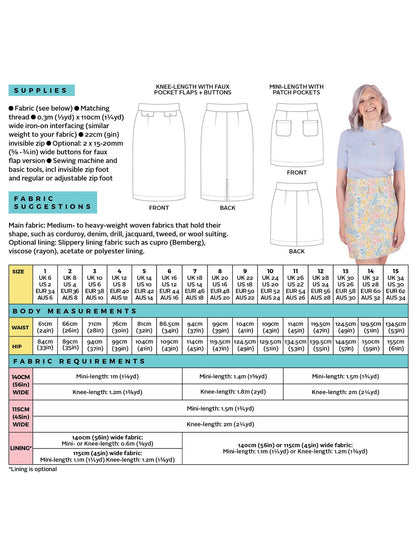 Ramona Skirt Pattern - Tilly And The Buttons - Simplifi Fabric