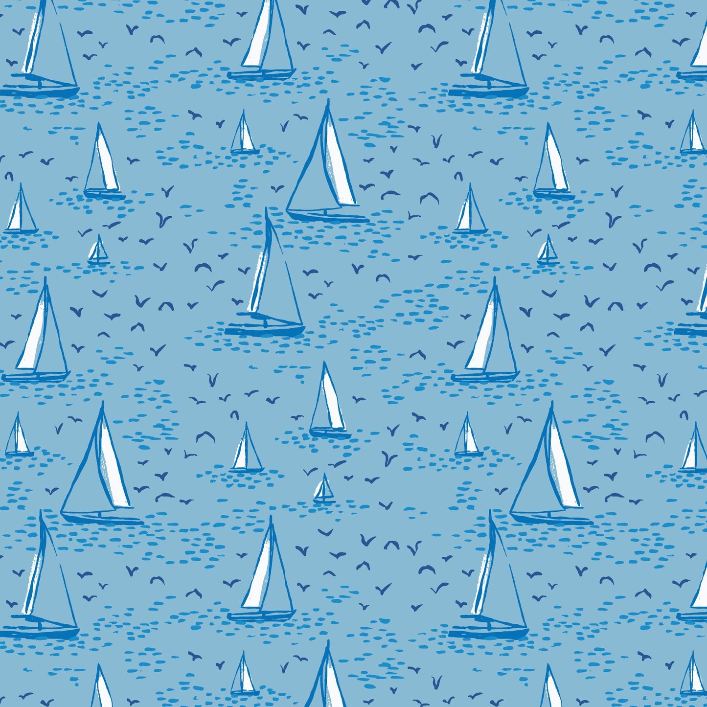 Regatta Day - Nice Nice - Emily Taylor - Cloud 9 Fabrics - Poplin - Simplifi Fabric