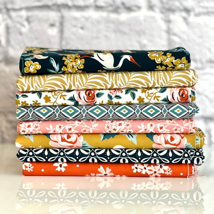 Romantic Roses - Flower Garden - Hang Tight Studio - Cloud 9 Fabrics - Poplin - Simplifi Fabric