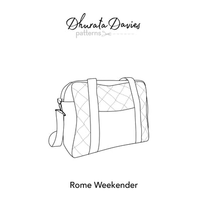 Rome Weekender Bag Sewing Pattern - Dhurata Davies - Simplifi Fabric