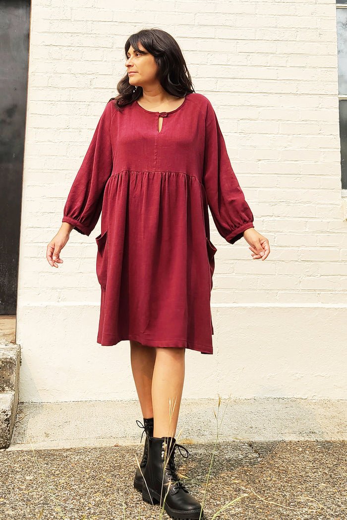 Romey Gathered Dress & Top Sewing Pattern - Sew House Seven - Simplifi Fabric